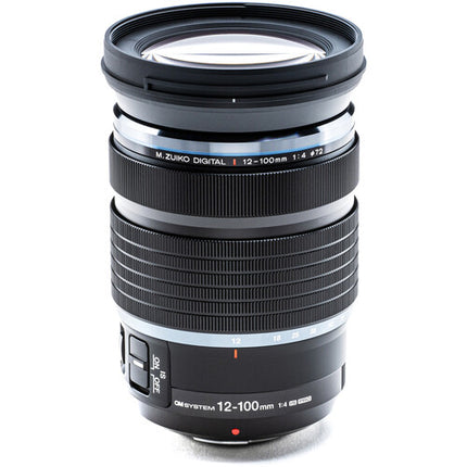 OM SYSTEM M.Zuiko Digital ED 12-100mm f4 IS PRO Lente estabilizada IP53 Kit completo