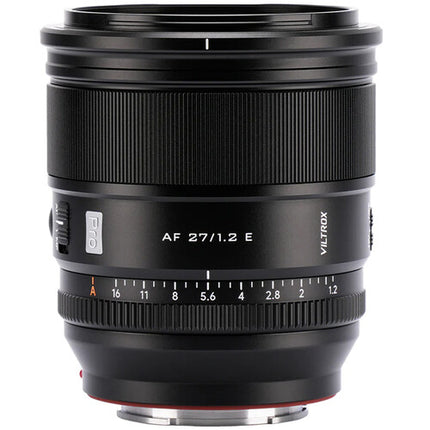 Viltrox 27mm f/1.2 Lente para Sony E APS-C f/1.2 a f/16 Resistente al Clima