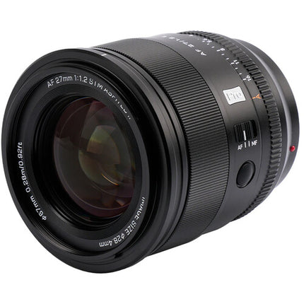 Viltrox 27mm f/1.2 Lente para Sony E APS-C f/1.2 a f/16 Resistente al Clima