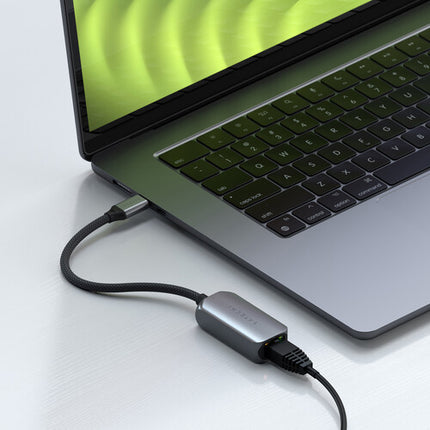 Satechi Adaptador Ethernet USB-C 2.5 Gigabit LAN Interface RJ45