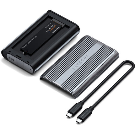 Satechi USB4 NVMe SSD Pro Enclosure Carcasa Aluminio 40 Gb/s 3840 MB/s