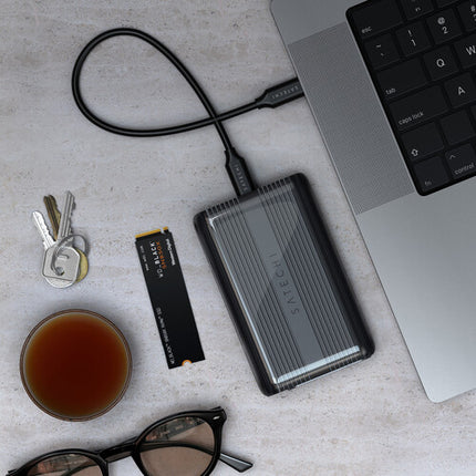 Satechi USB4 NVMe SSD Pro Enclosure Carcasa Aluminio 40 Gb/s 3840 MB/s