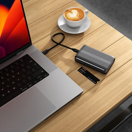 Satechi USB4 NVMe SSD Pro Enclosure Carcasa Aluminio 40 Gb/s 3840 MB/s