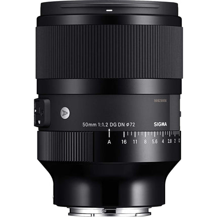 Sigma 50mm f/1.2 DG DN Art Lente para Sony E Full Frame y Diafragma 13 Aspas
