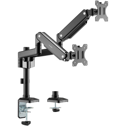 Rocstor ErgoReach EP9 Soporte ergonómico doble para monitor hasta 27" 22 lb