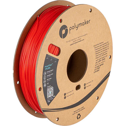 Polymaker PolyFlex TPU95 Filamento Flexible 1.75mm 750g Rojo