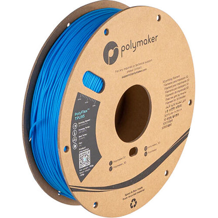 Polymaker Filamento TPU95 PolyFlex 1.75mm 750g Azul para impresión 3D