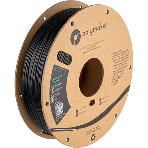 Polymaker Filamento PolyFlex TPU95 Flexible 2.85mm 750g Negro