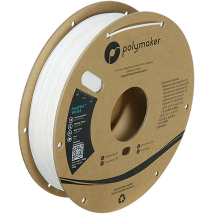 Polymaker Polímero Flexible TPU95 Filamento 2.85mm 750g Blanco