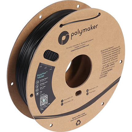 Polymaker 1.75mm PolyFlex TPU90 Filamento TPU 750g Dureza 90A Negro