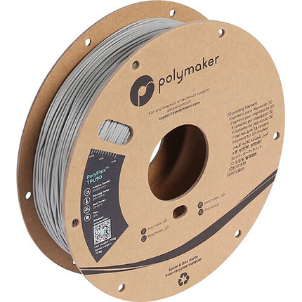 Polymaker Filamento TPU90 Flexible 1.75mm 750g Gris Dureza 90A