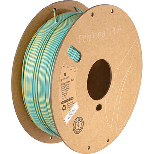 Polymaker 1.75mm PolyTerra Doble PLA Filamento 1kg Bioplástico Chameleon
