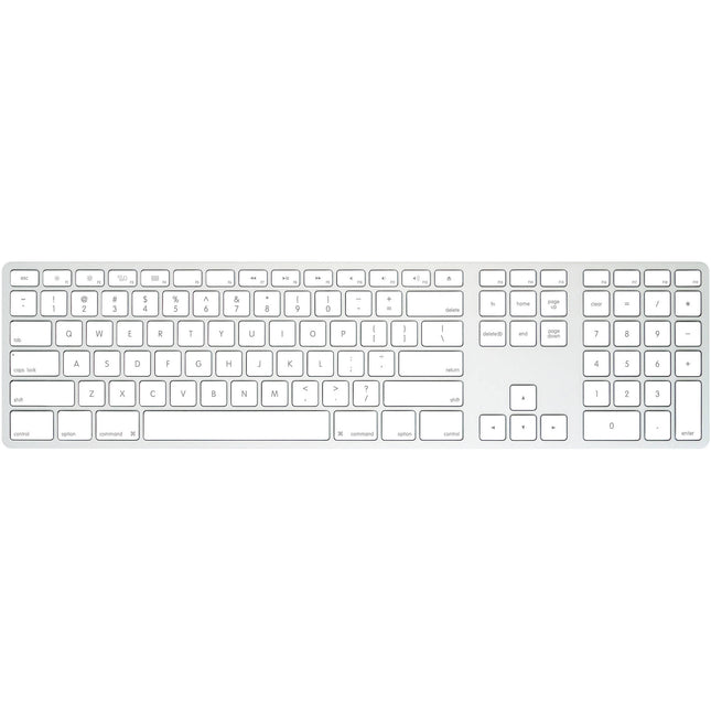 Matias Teclado Inalámbrico USB-C de Aluminio para Mac Plata Recargable