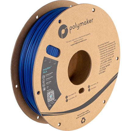Polymaker PolyMax PLA Filamento 2.85mm 750g Azul Temperatura 374-446°F