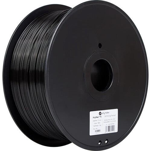 Polymaker Filamento PolyMax PC Negro 1.75mm 3kg para impresión 3D