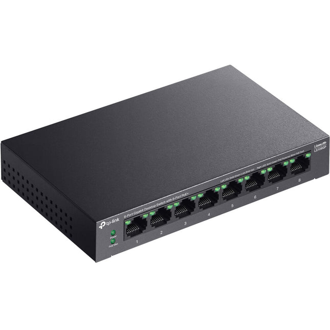 TP-Link LS108GP Switch 8 Puertos Gigabit PoE+ 62W Rendimiento