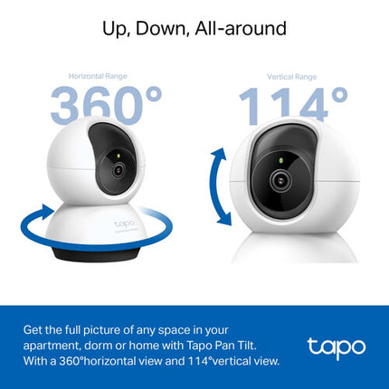 TP-Link Tapo C220 Cámara de Seguridad Wi-Fi Interior 4MP 2560x1440 Vision Nocturna