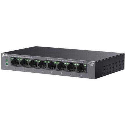 TP-Link LS108GP Switch 8 Puertos Gigabit PoE+ 62W Rendimiento