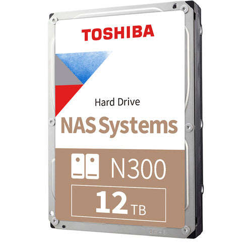 Toshiba 12TB N300 HDD NAS Interno 3.5 SATA III 7200 rpm 512MB Cache garantía 3 años