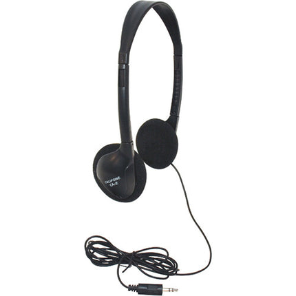 Califone CA-2 Auriculares Estéreo para Educación Alfombrillas de Espuma Control Ajustable