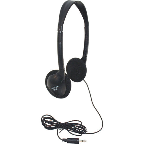 Califone CA-2 Auriculares Estéreo para Educación Alfombrillas de Espuma Control Ajustable