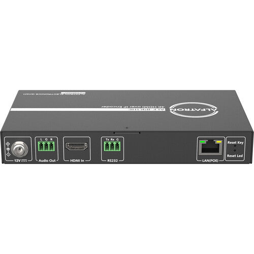 Alfatron UHD 4K30 Codificador AV sobre IP con Control RS-232 y PoE