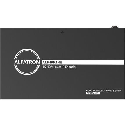 Alfatron UHD 4K30 Codificador AV sobre IP con Control RS-232 y PoE