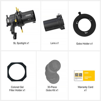 COLBOR SL20-B Montura de Foco para Serie CL60 y CL100X 20° Lente 110W