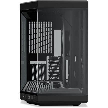 HYTE Y70 Torre Media Pitch Black Soporta ATX E-ATX con USB-C 3.2 Gen 2