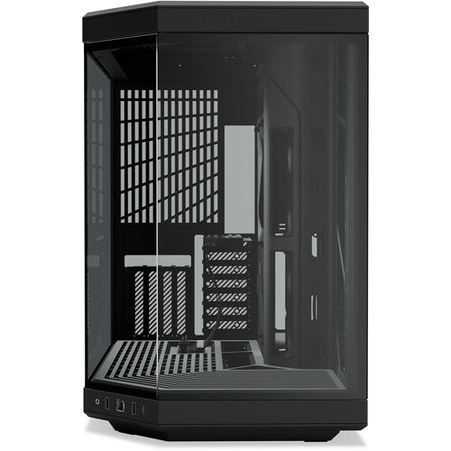 HYTE Y70 Torre Media Pitch Black Soporta ATX E-ATX con USB-C 3.2 Gen 2