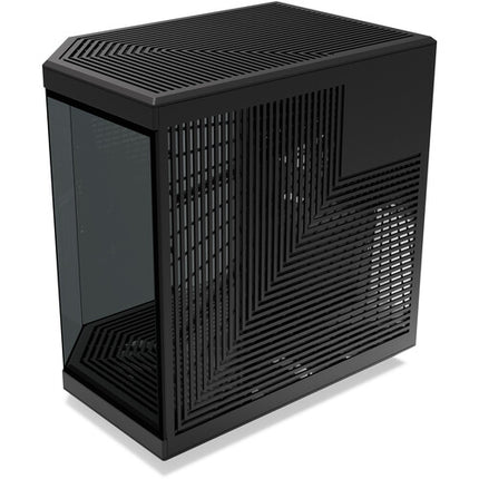 HYTE Y70 Torre Media Pitch Black Soporta ATX E-ATX con USB-C 3.2 Gen 2