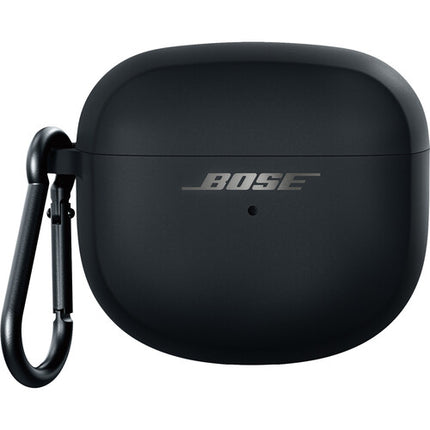 Bose Ultra Open Earbuds Funda de Carga Inalámbrica con Mosquetón Negro