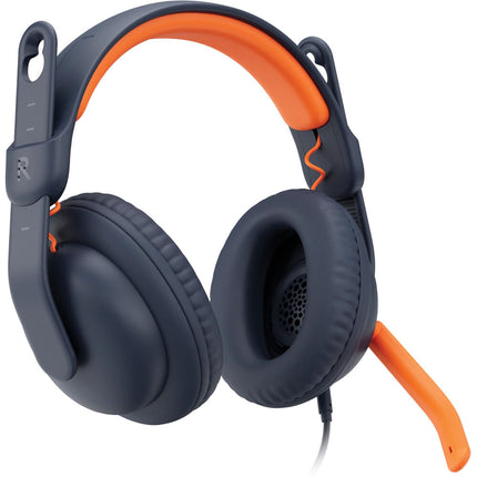Auriculares Logitech Zone Learn conexión USB-C y 3.5mm con micrófono rotativo