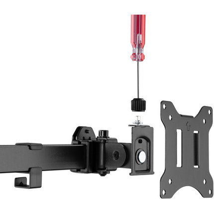 Rocstor ErgoReach EP4 Premium Soporte para Tres Monitores 17 a 32" 19.8 lb Capacidad