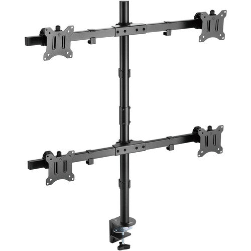 Rocstor ErgoReach EP5 Soporte de Poste para Cuatro Monitores 17 a 32 Pulgadas 19 8 lb de Capacidad por Pantalla