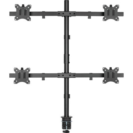Rocstor ErgoReach EP5 Soporte de Poste para Cuatro Monitores 17 a 32 Pulgadas 19 8 lb de Capacidad por Pantalla