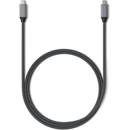 Satechi Cable USB4 USB-C 2.6 pies 40 Gb/s 100W diseño trenzado