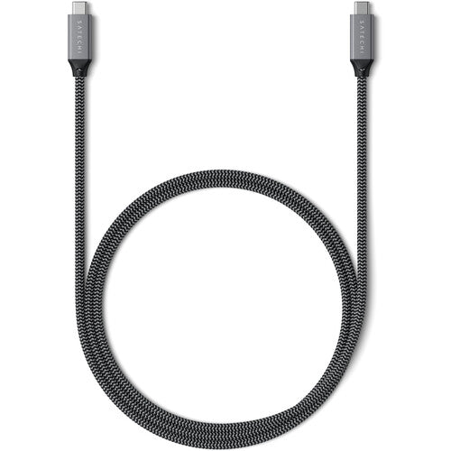 Satechi Cable USB4 USB-C 2.6 pies 40 Gb/s 100W diseño trenzado