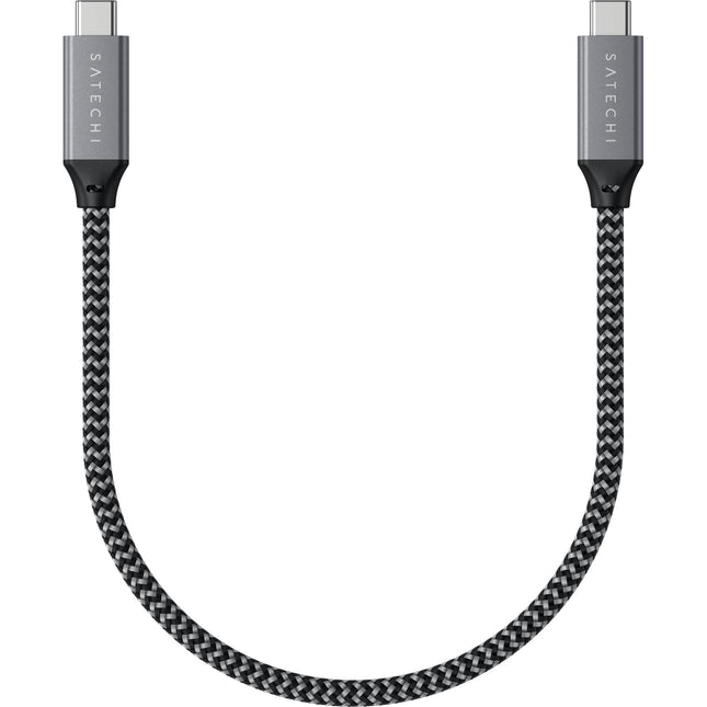 Satechi Cable USB4 USB-C 10 Pulgadas 40 Gb/s 100W Diseño Trenzado