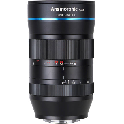 Sirui 75mm f1.8 Lente Anamórfica Micro Cuatro Tercios 1.33x 13 Cuchillas