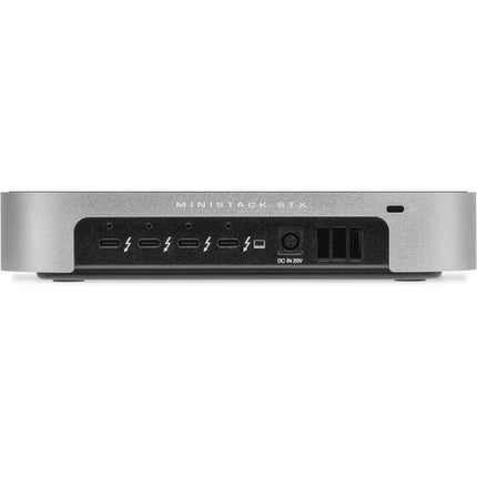 OWC 28TB miniStack STX Almacenamiento Thunderbolt 4 8TB SSD 20TB HDD Plata Mate