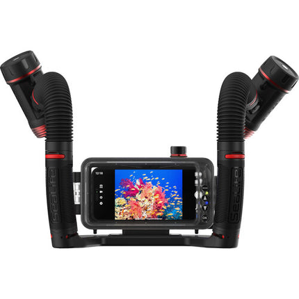 SeaLife Flex-Connect Ultra Soporte Doble Sumergible para Cámara con Múltiples Montajes