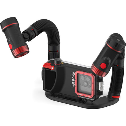 SeaLife Flex-Connect Ultra Soporte Doble Sumergible para Cámara con Múltiples Montajes