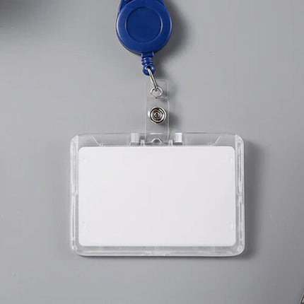BRADY PEOPLE ID B-Holder Porta Credencial Plástico Rígido Horizontal 50 Piezas 3.4x2.1 Pulgadas