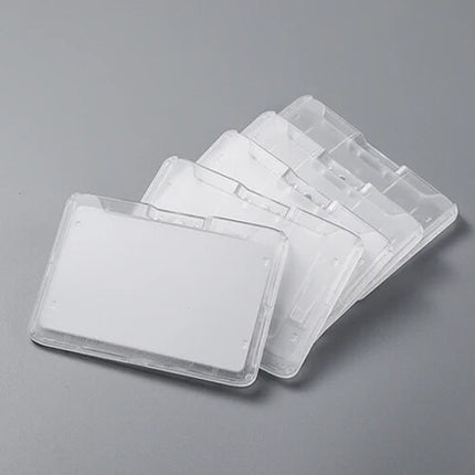 BRADY PEOPLE ID B-Holder Porta Credencial Plástico Rígido Horizontal 50 Piezas 3.4x2.1 Pulgadas
