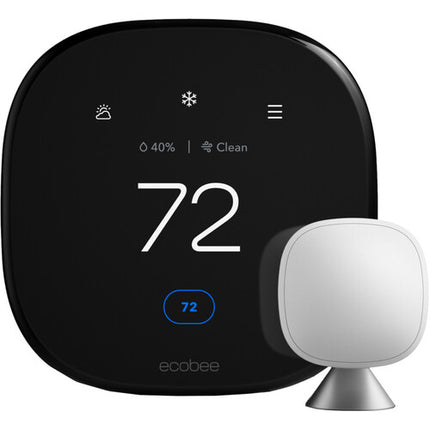 ecobee Smart Thermostat Premium pantalla táctil 4 pulg WiFi Dual