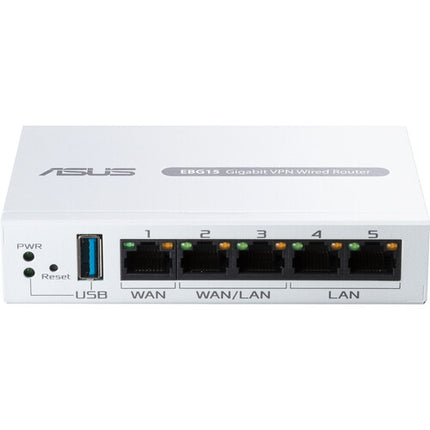 ASUS ExpertWiFi EBG15 Router Cableado 5 Puertos Gigabit 3 LAN 1 WAN USB-A