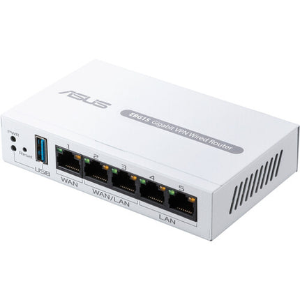ASUS ExpertWiFi EBG15 Router Cableado 5 Puertos Gigabit 3 LAN 1 WAN USB-A