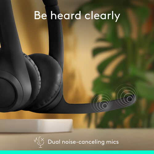Logitech Zone 300 Auriculares Inalámbricos Negro 30mm Bluetooth 16h Batería USB-C