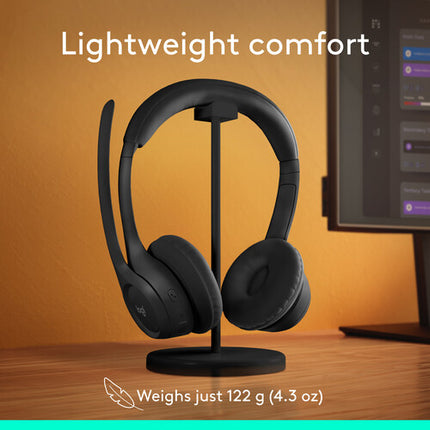 Logitech Zone 300 Auriculares Inalámbricos Negro 30mm Bluetooth 16h Batería USB-C